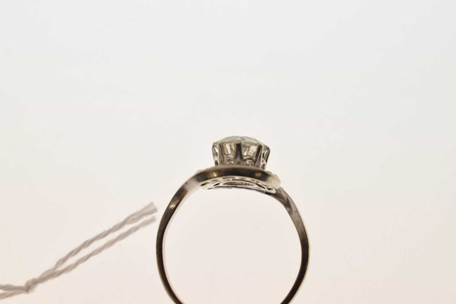 Diamond single stone ring - Image 4 of 9