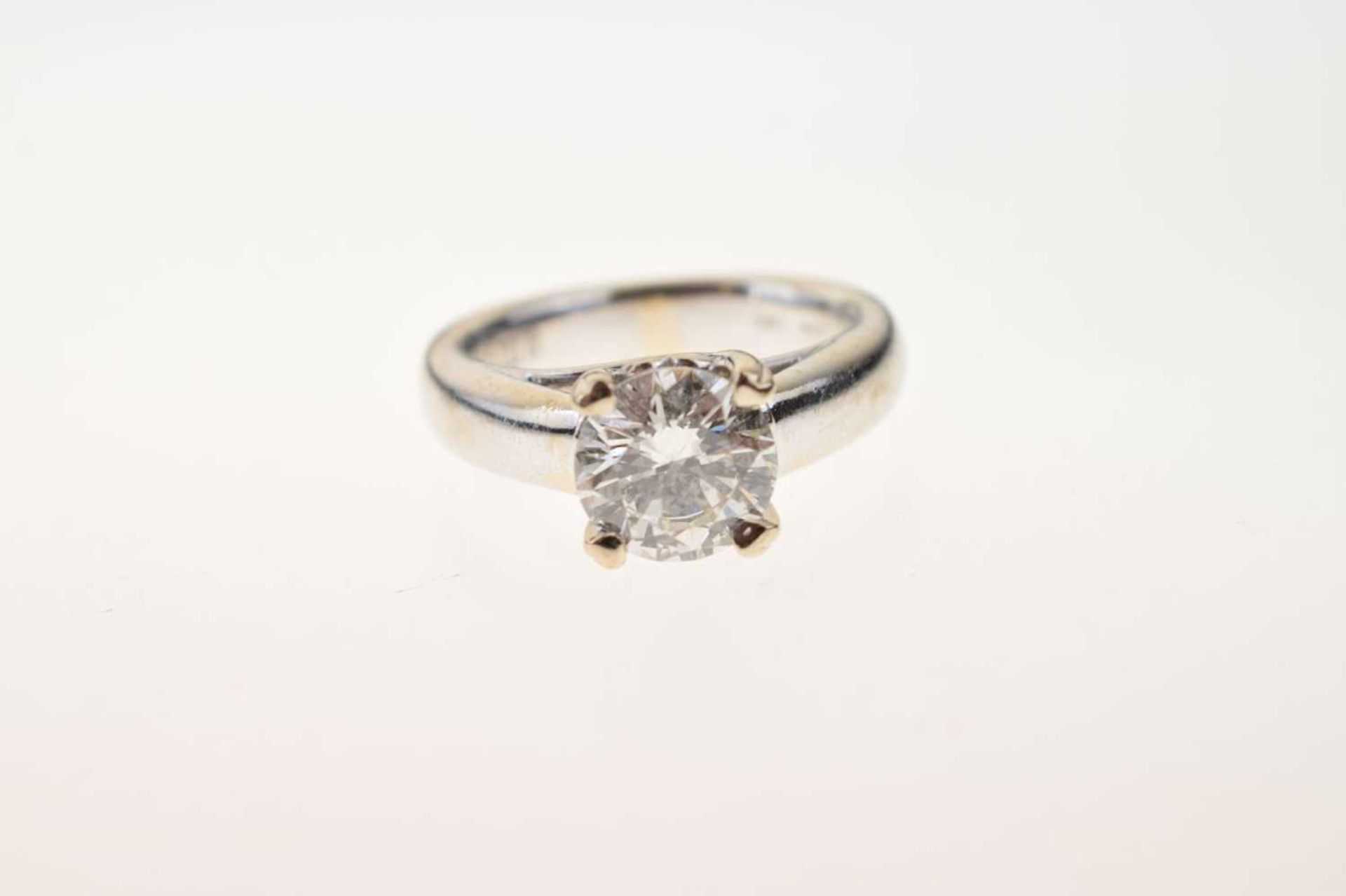 Diamond single stone ring - Image 6 of 9