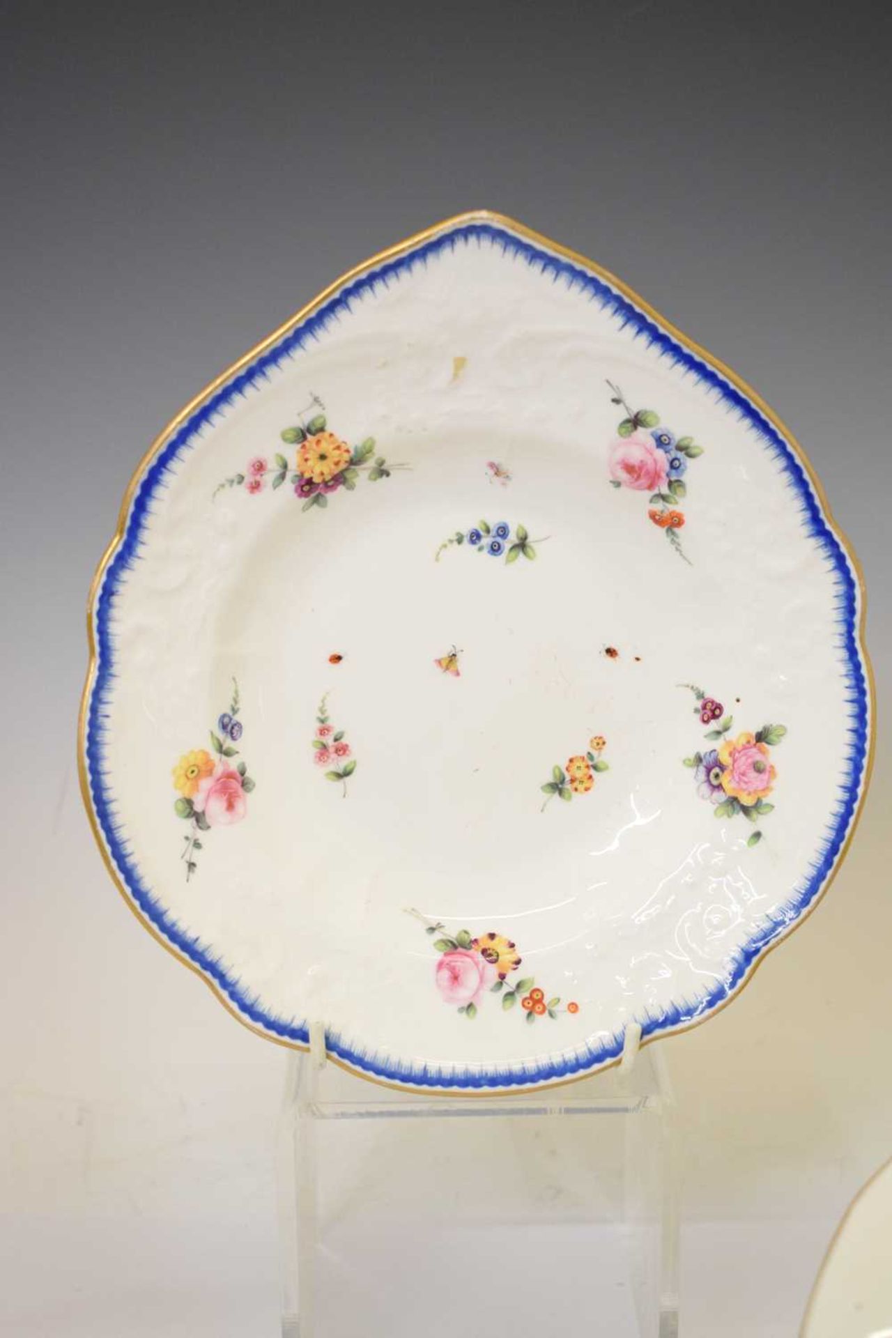 Three Nantgarw porcelain plates - Image 8 of 11