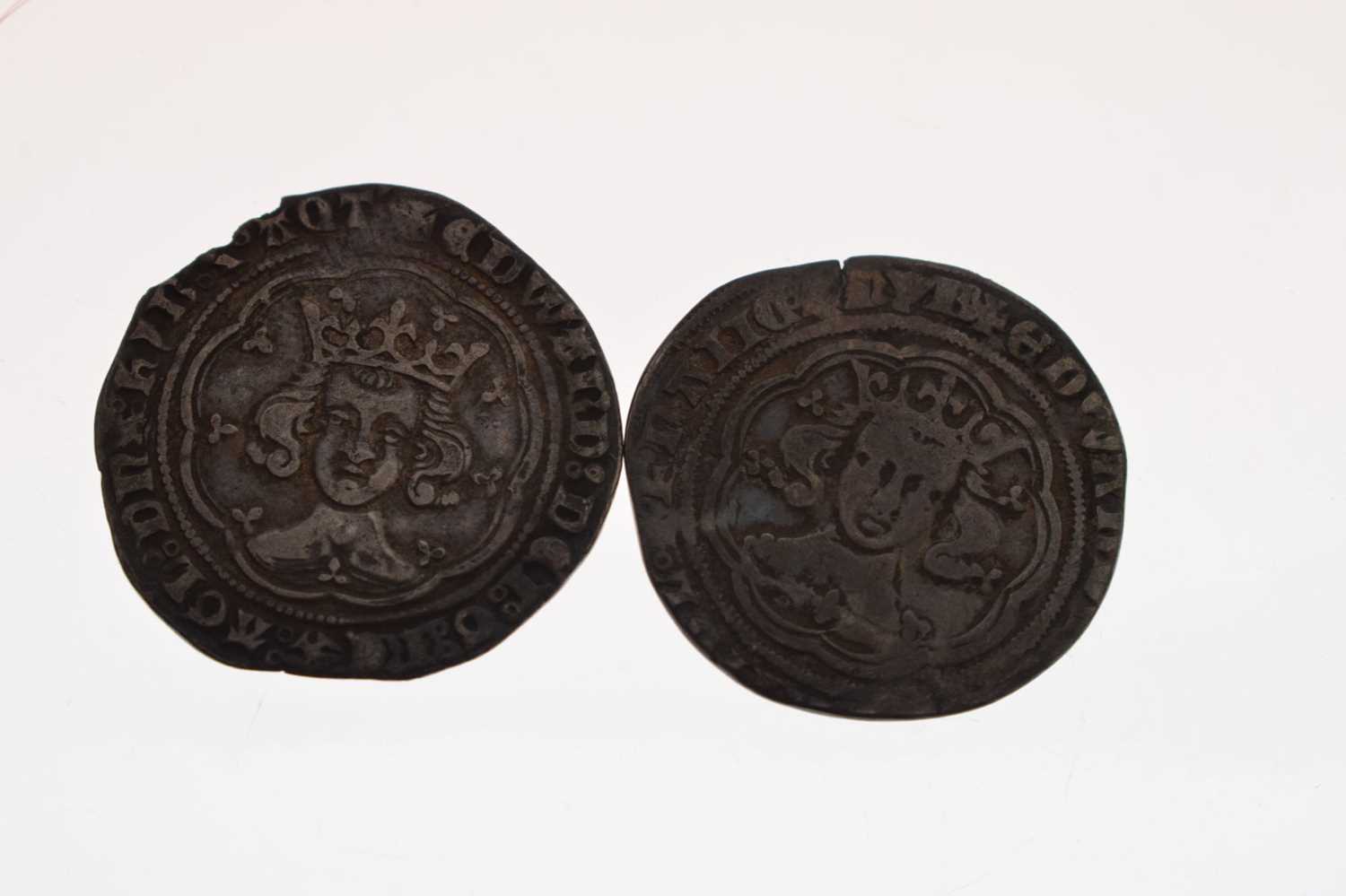 Four Edward III (1327-77) silver groats - Image 4 of 7