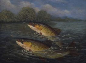 Arthur Rowland Knight (1845-1914) - Oil on canvas - Taro Trout