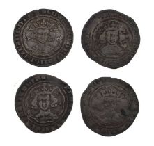 Edward III (1327-77), fourth coinage, pre-treaty period, 1351-61, four silver groats