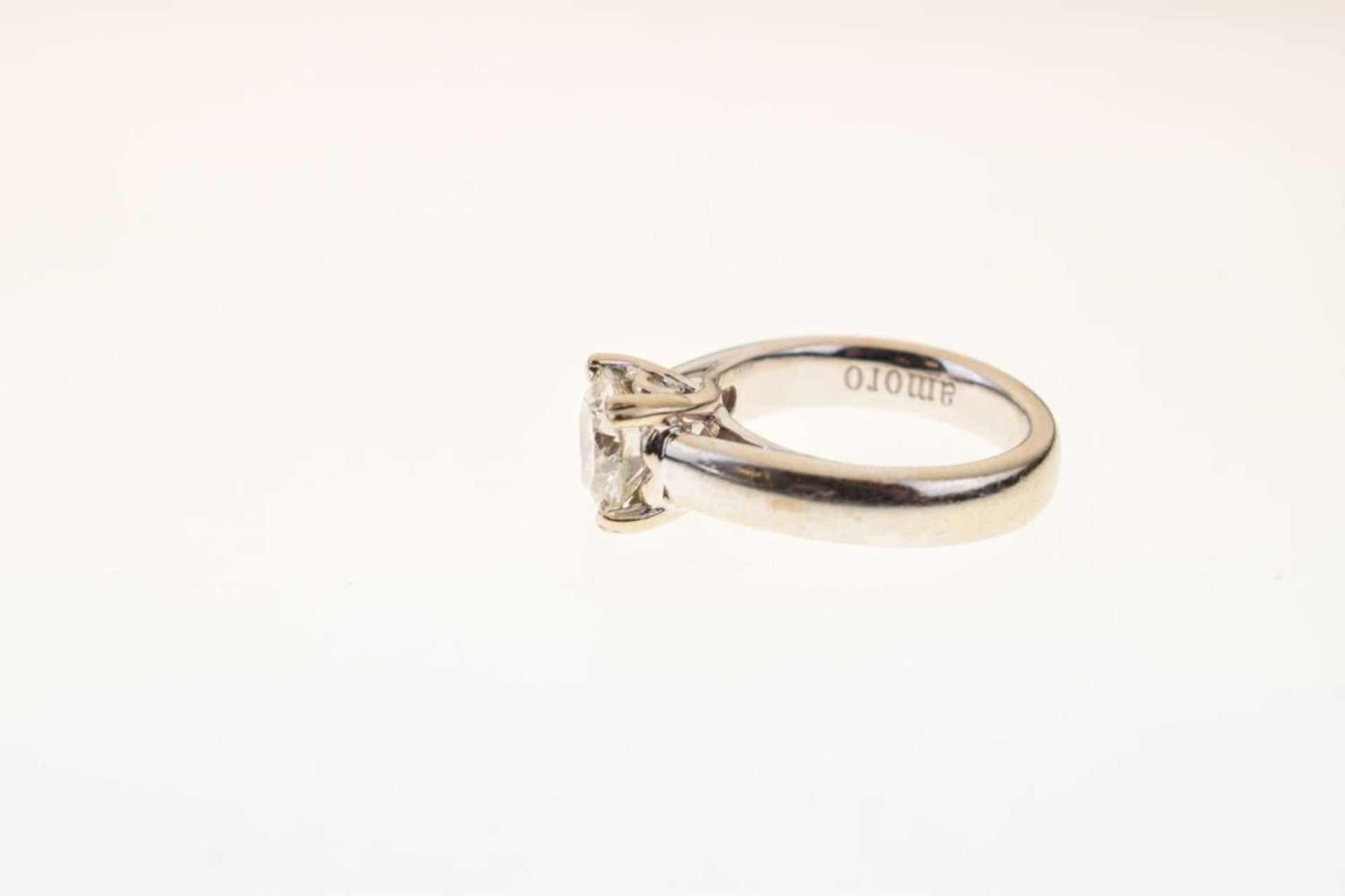 Diamond single stone ring - Image 2 of 9