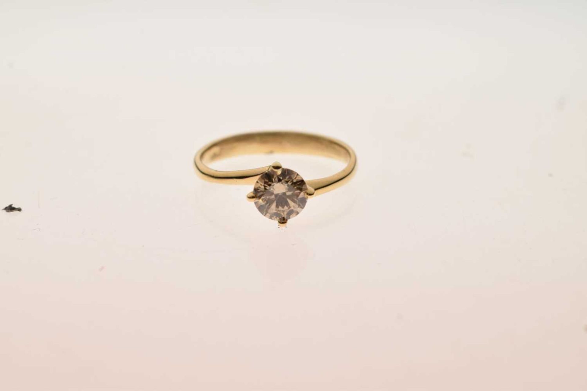 Diamond single stone ring - Image 8 of 9