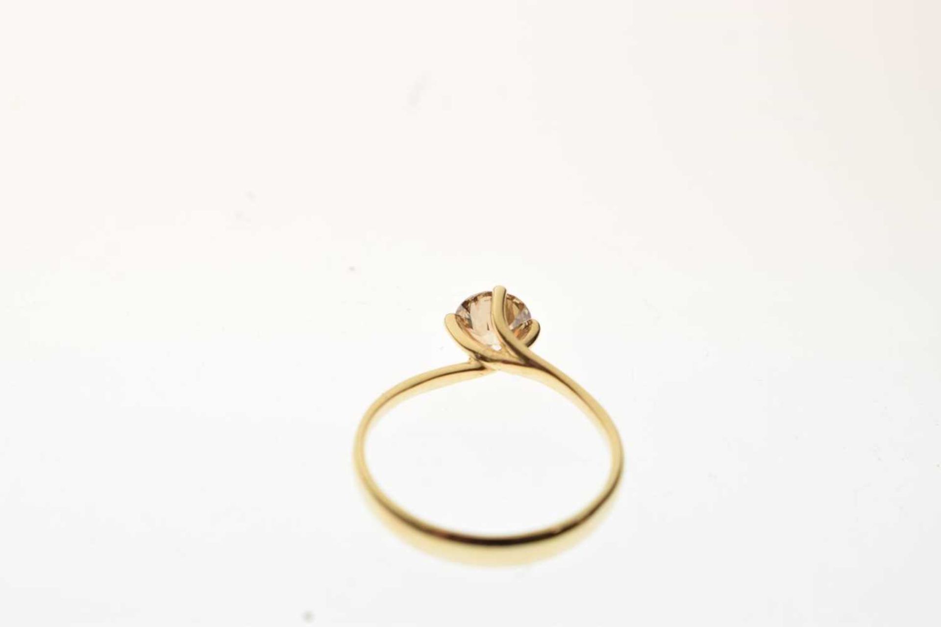 Diamond single stone ring - Image 3 of 9