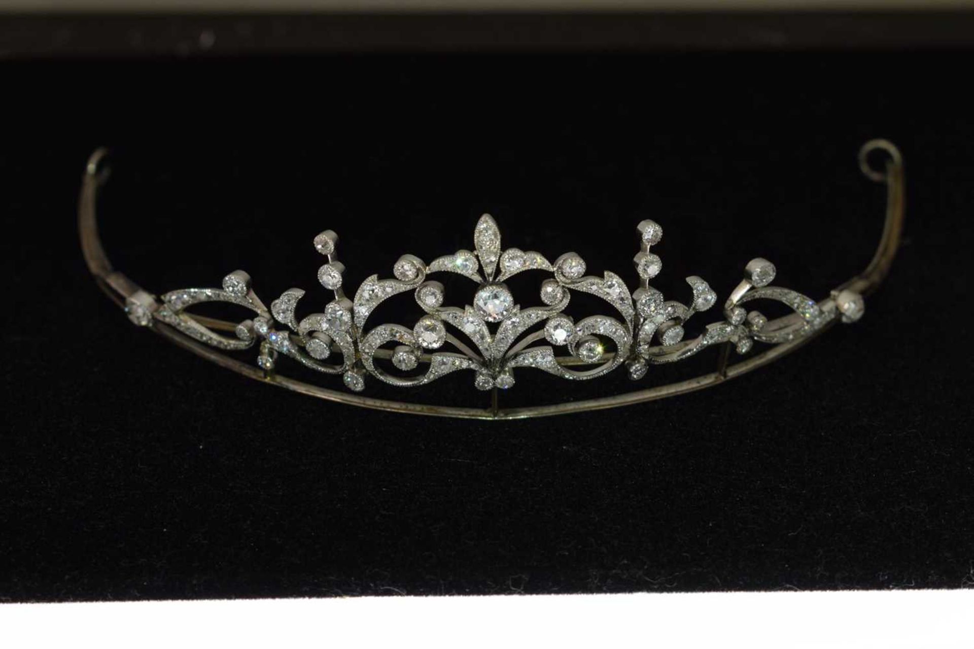 Early 20th century Belle Époque diamond tiara - Image 3 of 37