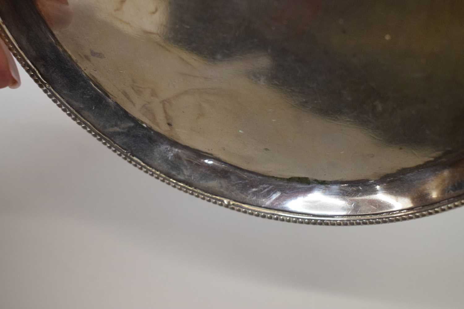 George III silver card tray - Image 5 of 11