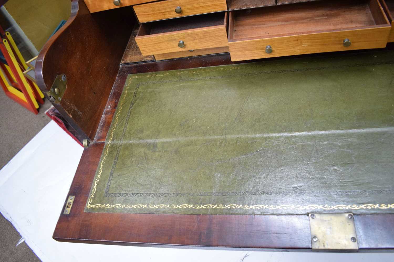 Late George III mahogany secretaire bookcase - Image 16 of 31