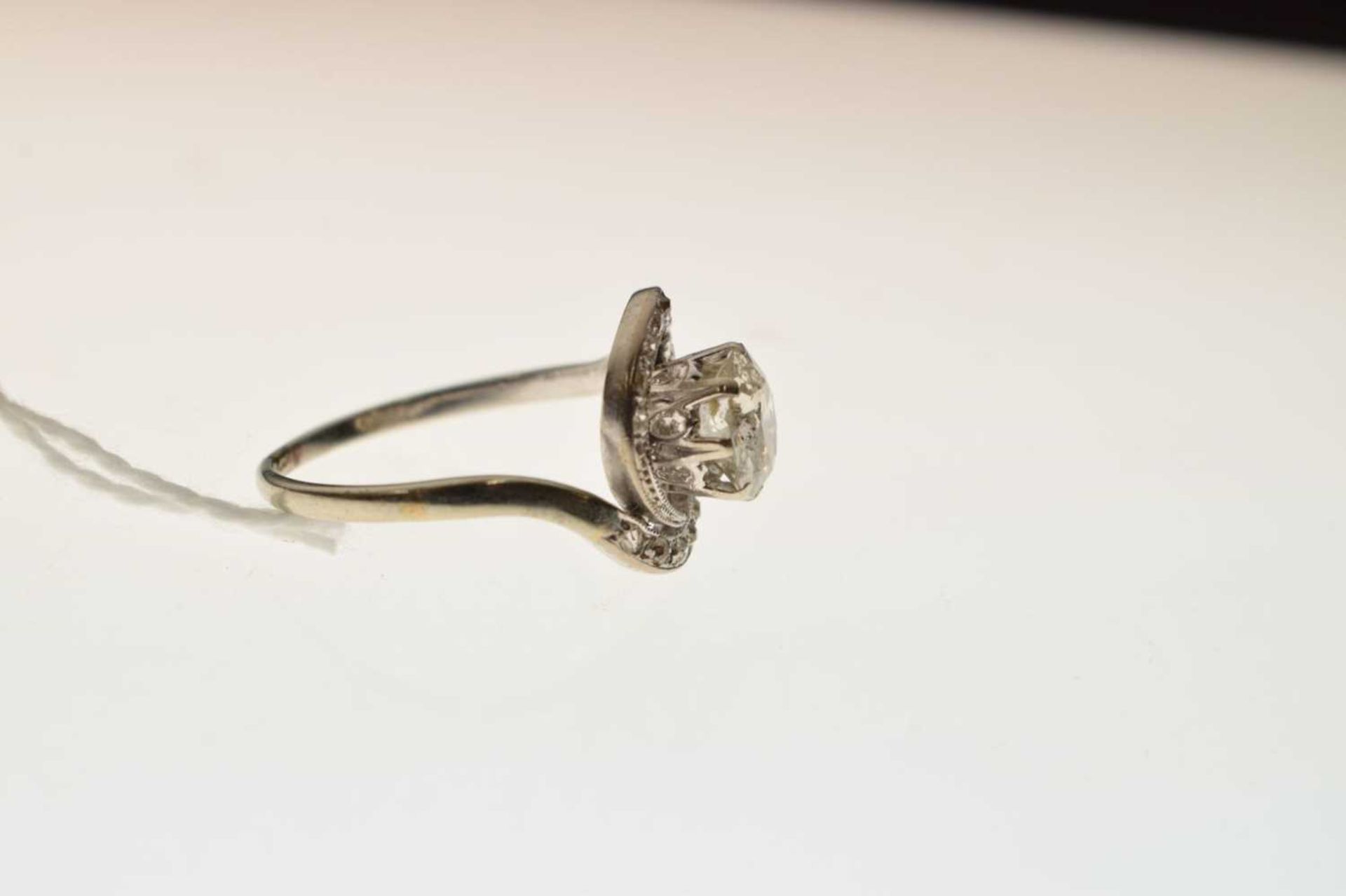 Diamond single stone ring - Image 5 of 9