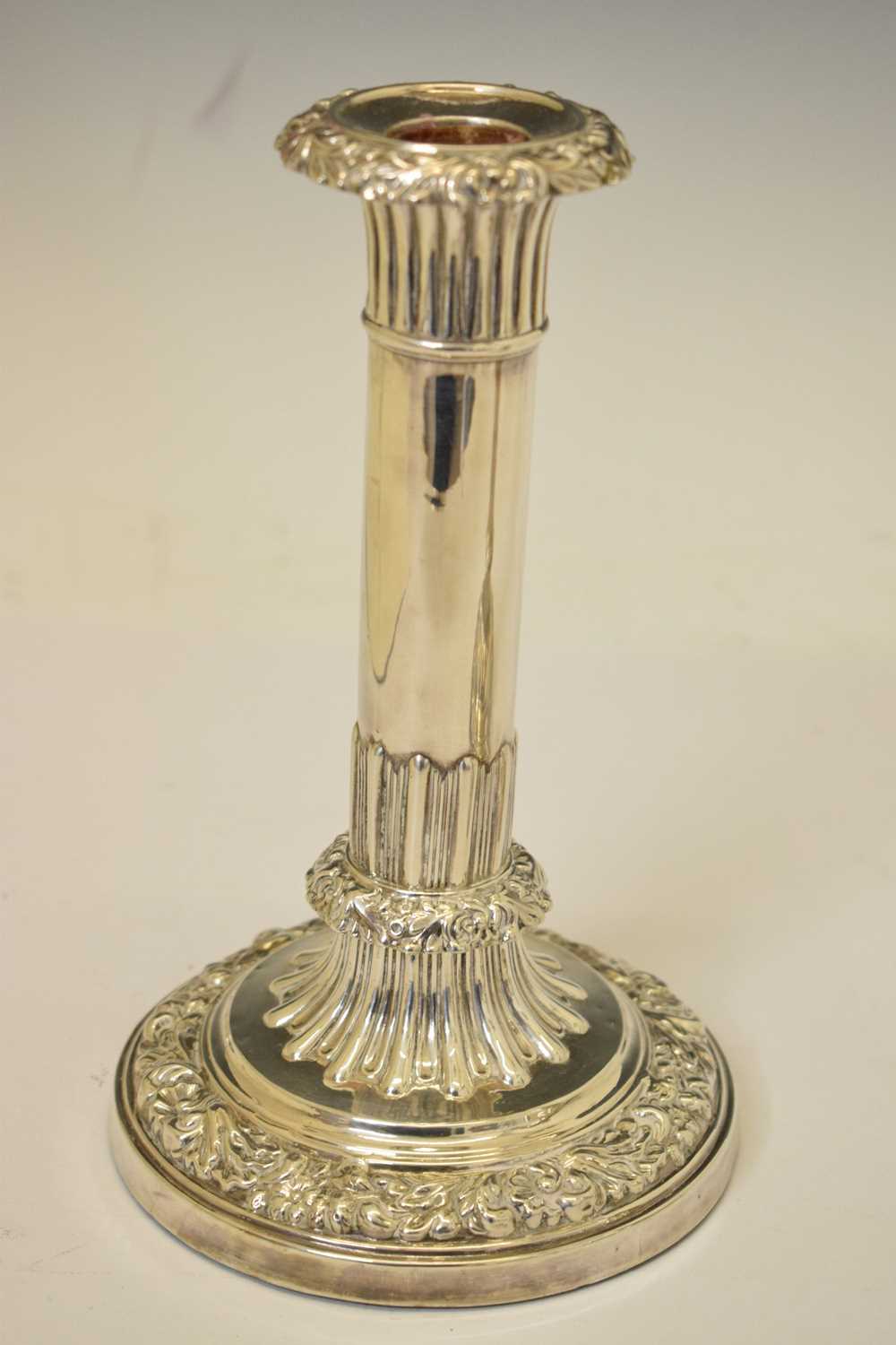 Pair of Victorian silver candlesticks - Image 8 of 15