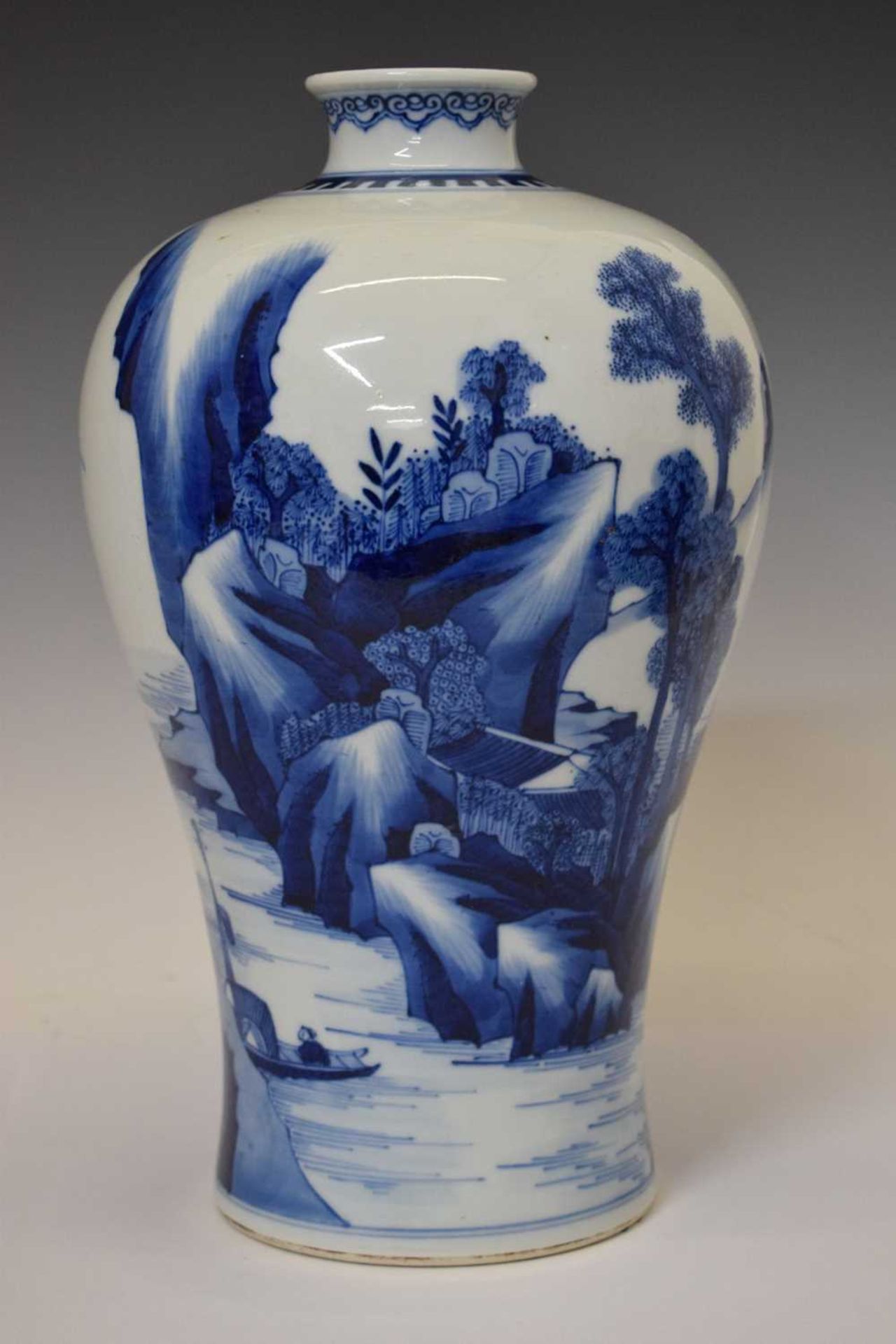 Chinese blue and white porcelain Meiping vase - Image 4 of 8