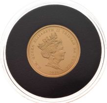 Elizabeth II Tristan Da Cunha gold sovereign, 2018