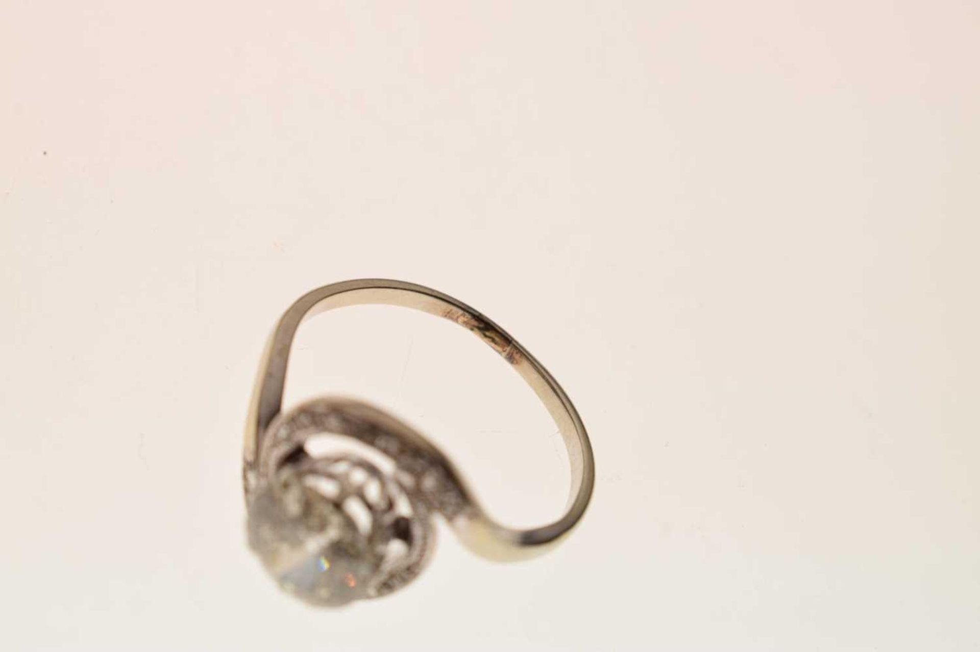 Diamond single stone ring - Image 6 of 9