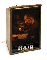 Advertising - Early/mid 20th century 'Haig Whisky' optical advertising diorama