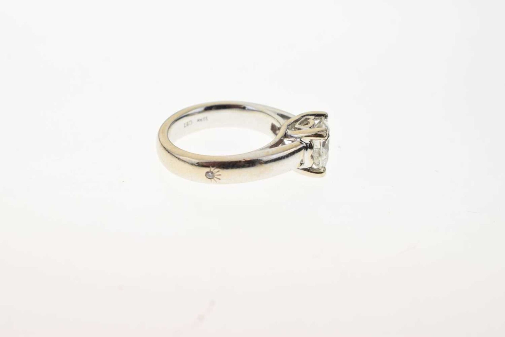 Diamond single stone ring - Image 4 of 9