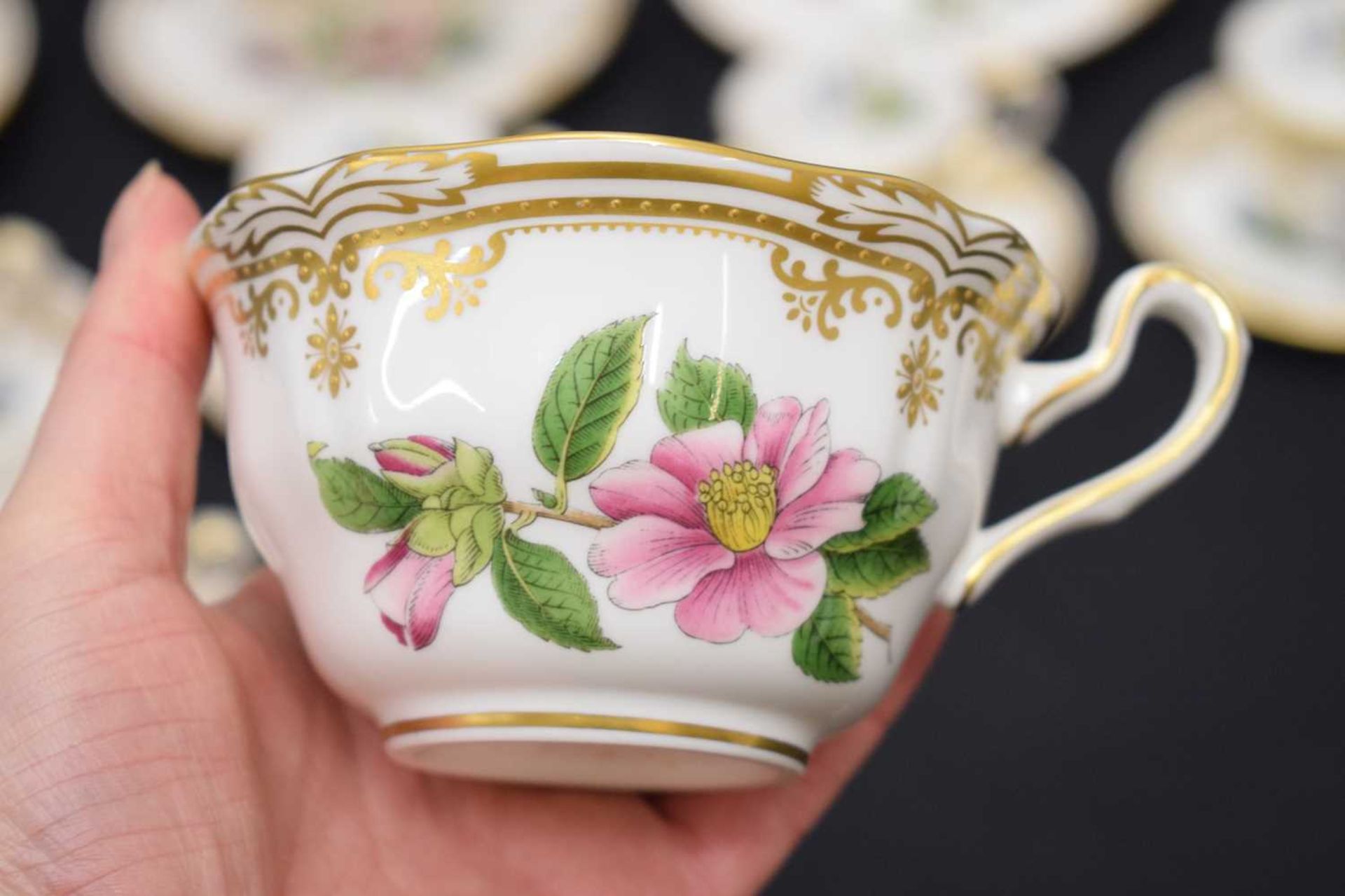 Extensive collection of Spode ‘Stafford Flowers’ dinner and tea wares - Image 15 of 17