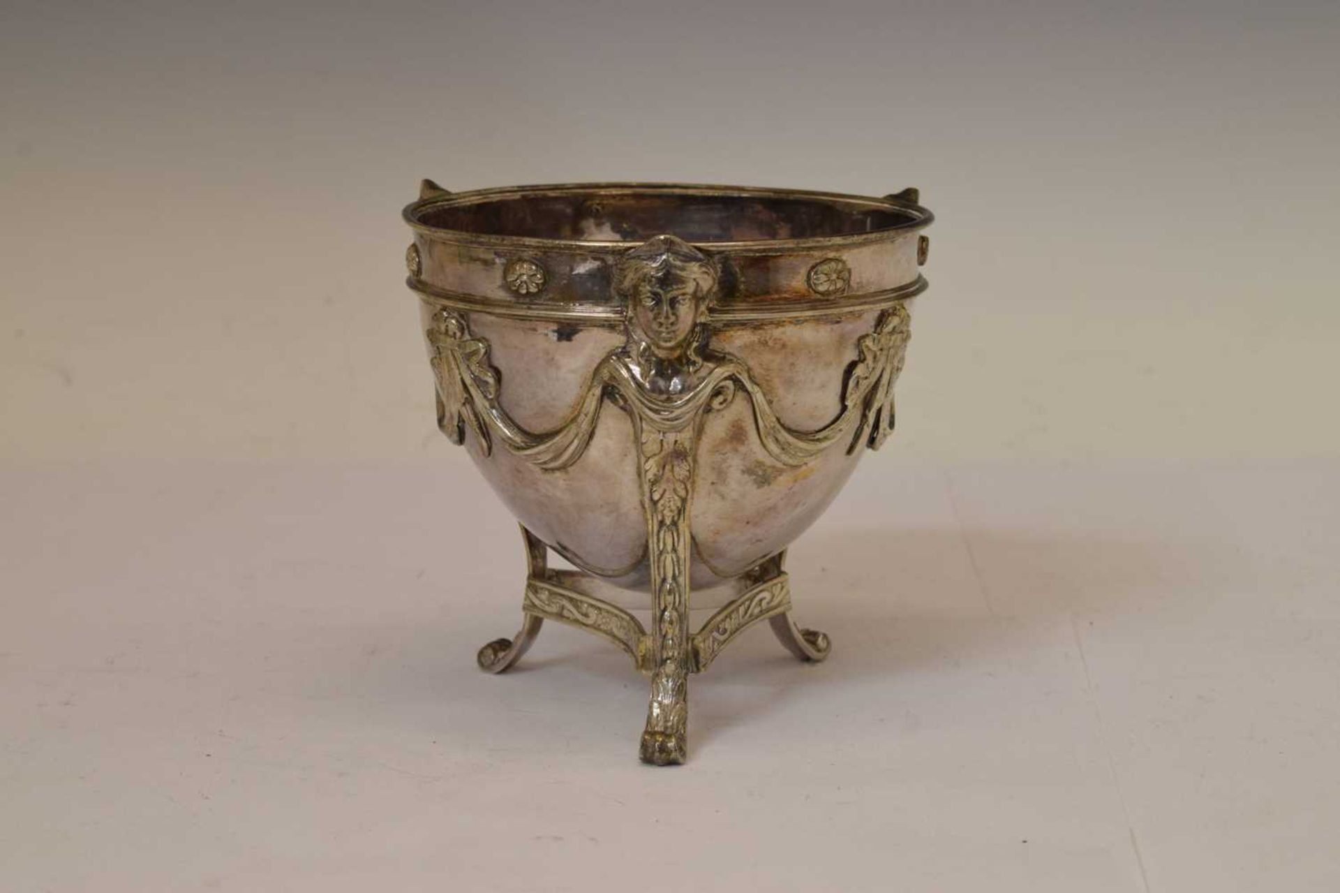 George III silver footed bowl with neo-classical decoration - Image 11 of 11