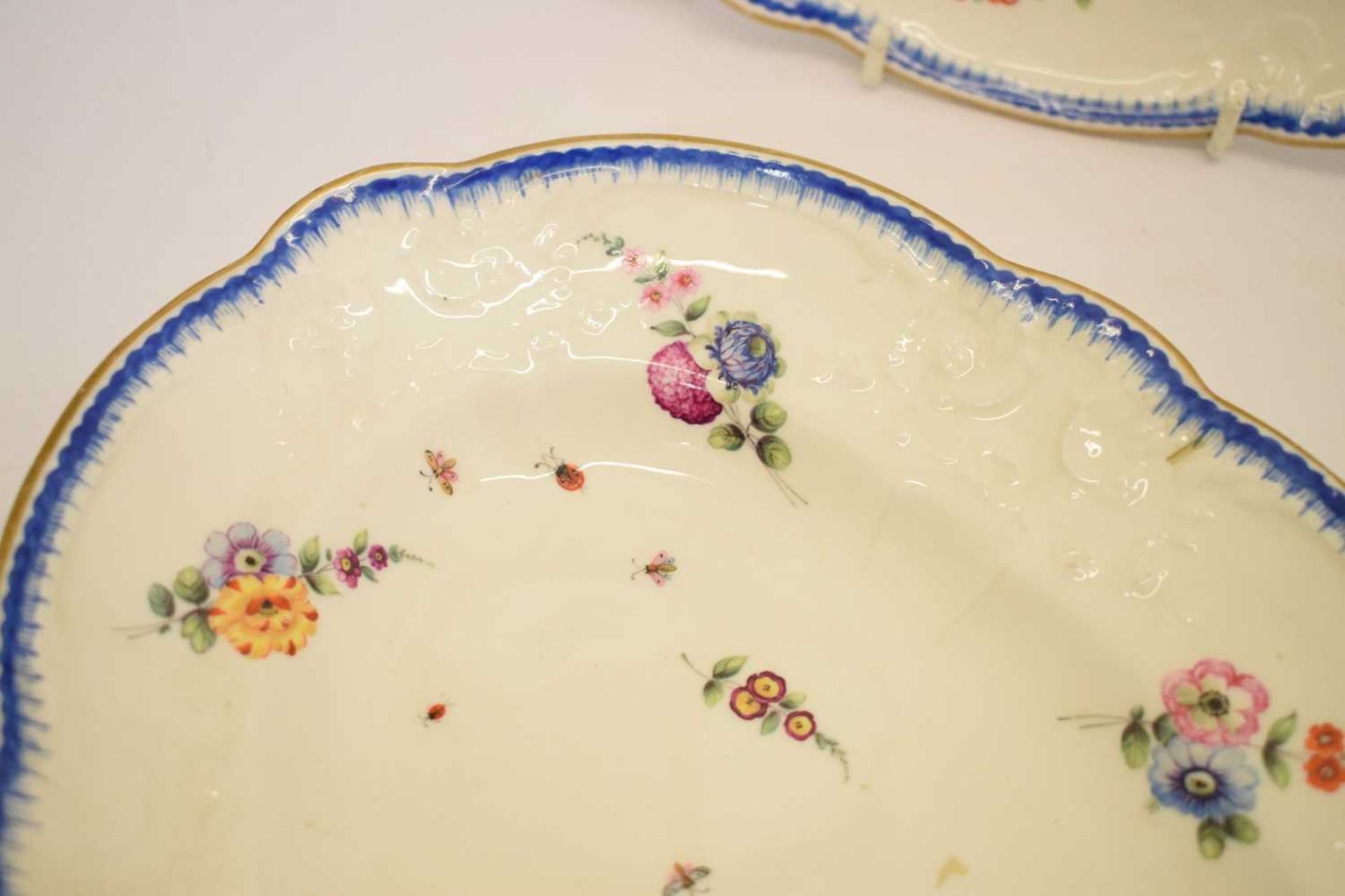 Three Nantgarw porcelain plates - Image 3 of 11