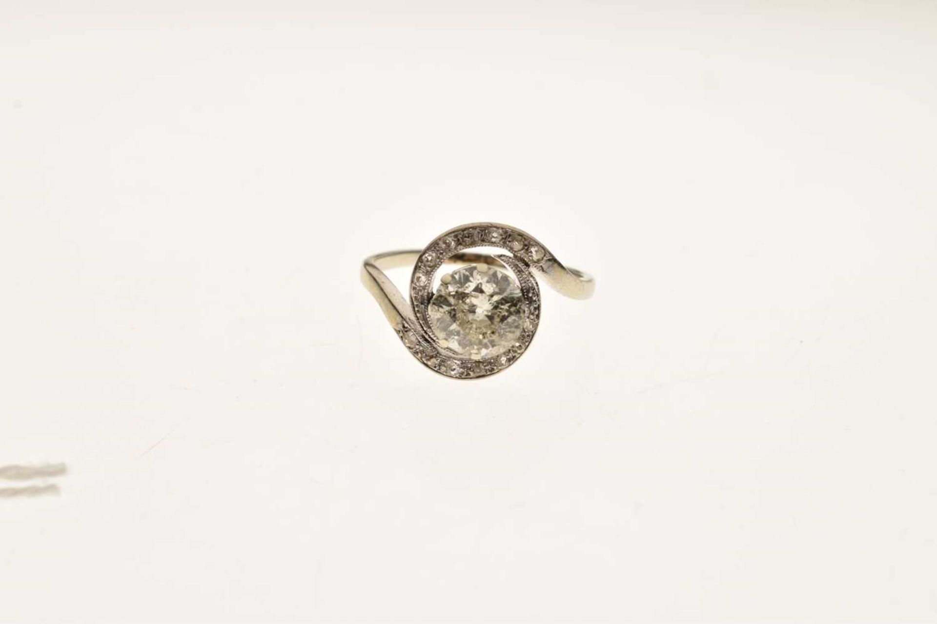 Diamond single stone ring - Image 9 of 9