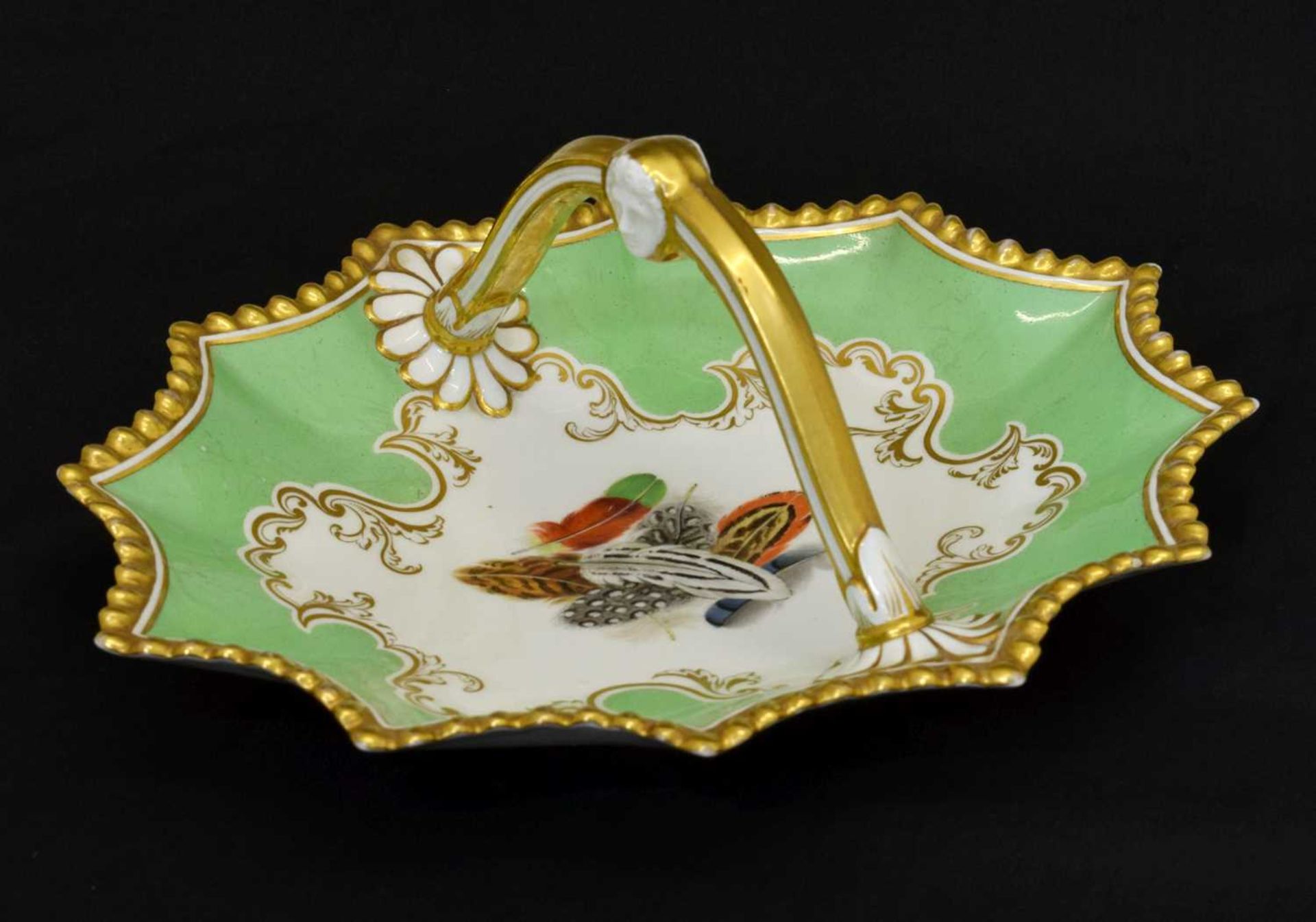 Flight, Barr and Barr Worcester card tray, circa 1830