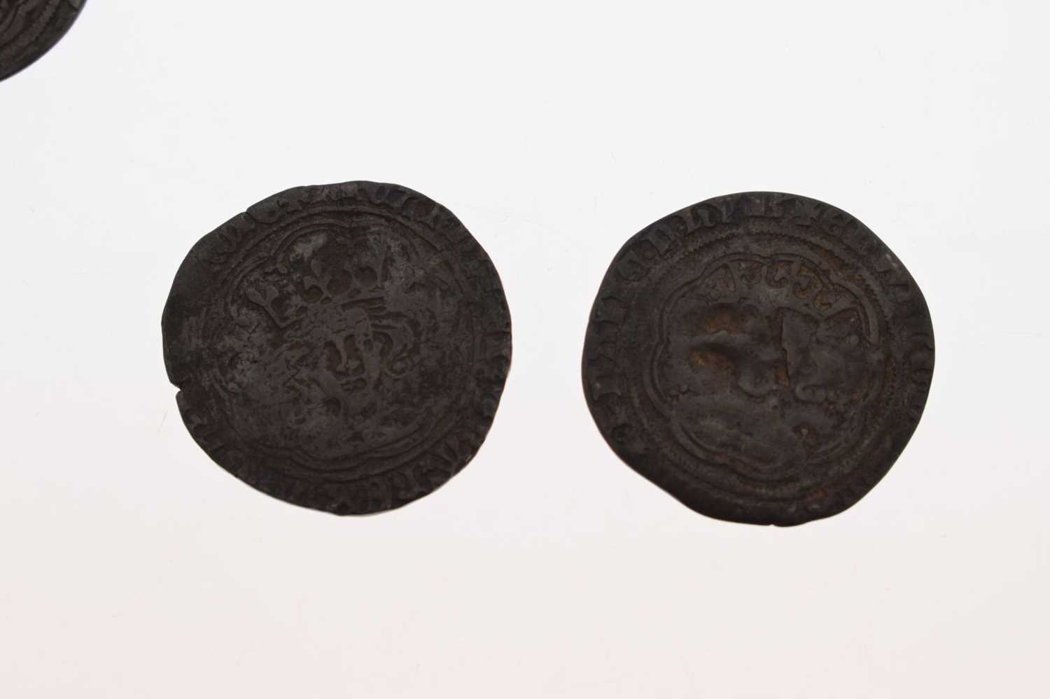 Four Edward III (1327-77) silver groats - Image 6 of 7