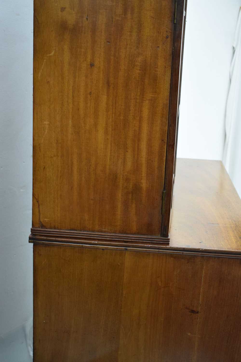 Late George III mahogany secretaire bookcase - Image 23 of 31