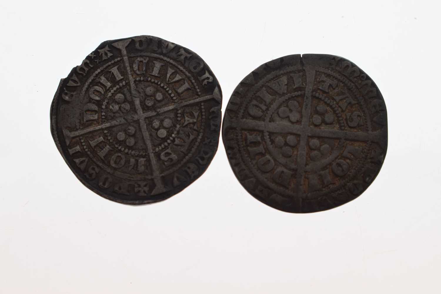 Four Edward III (1327-77) silver groats - Image 3 of 7