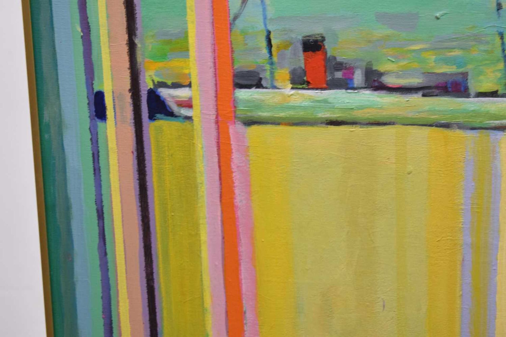 Hamish MacEwan (1919-2011) - Oil on canvas - 'Harbour Vista' - Image 7 of 13