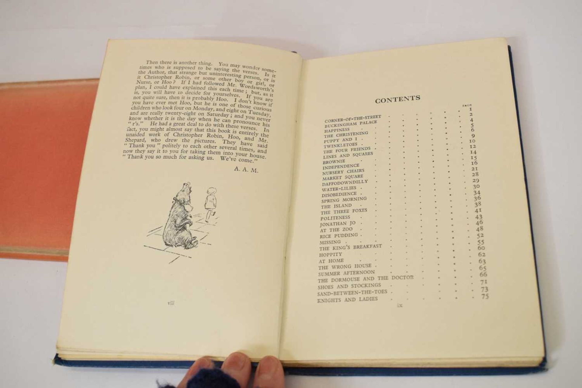Milne, A. A. - 'The House at Pooh Corner' - First edition, and third edition of 'When We Were Young' - Image 9 of 21