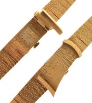 Bueche-Girod - Lady's 1960s 18ct gold bracelet watch