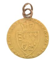 George III gold guinea coin, fifth head, 1793