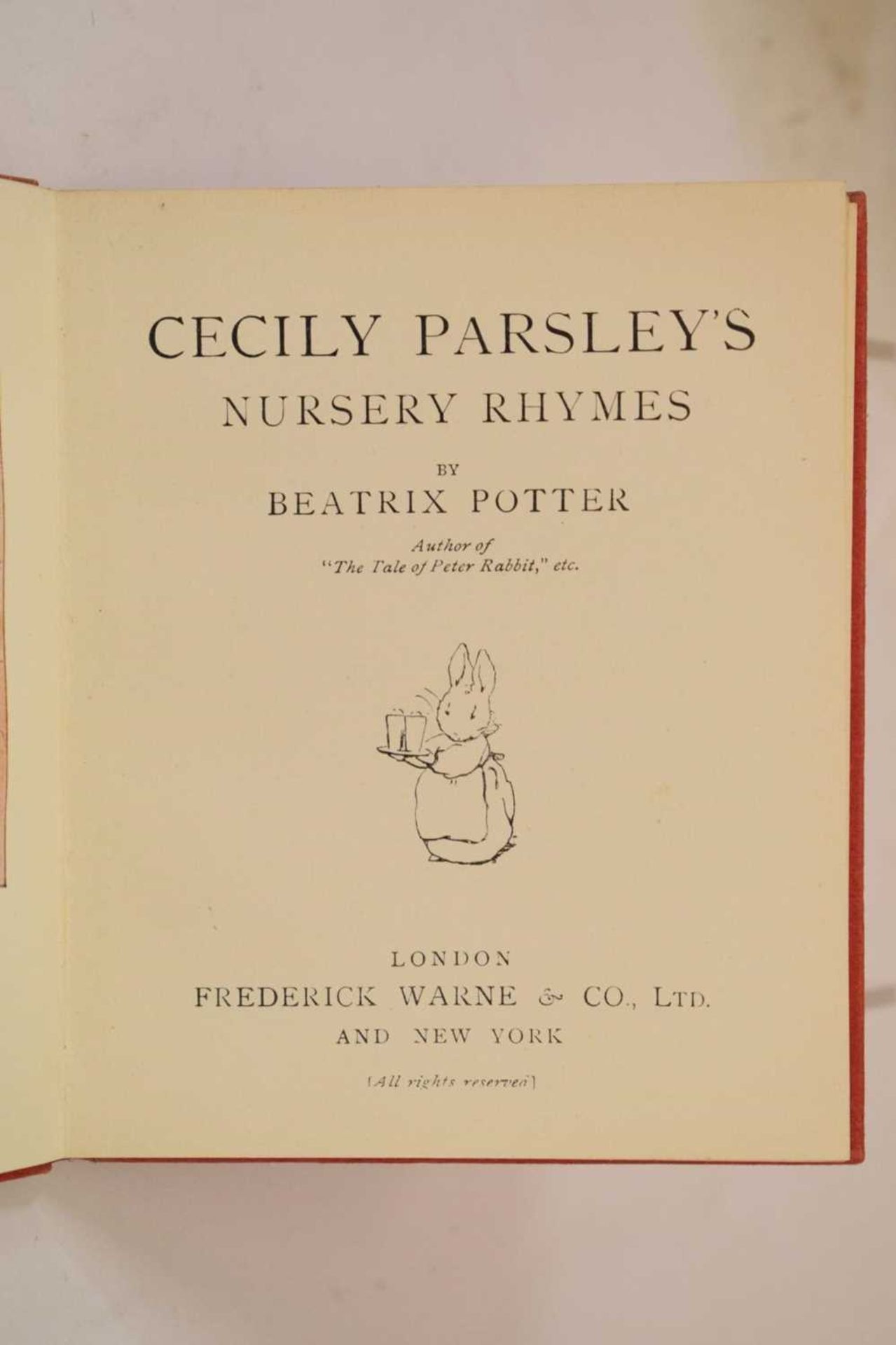 Potter, Beatrix - 'Cecily Parsley's Nursery Rhymes' - First edition - Image 23 of 23