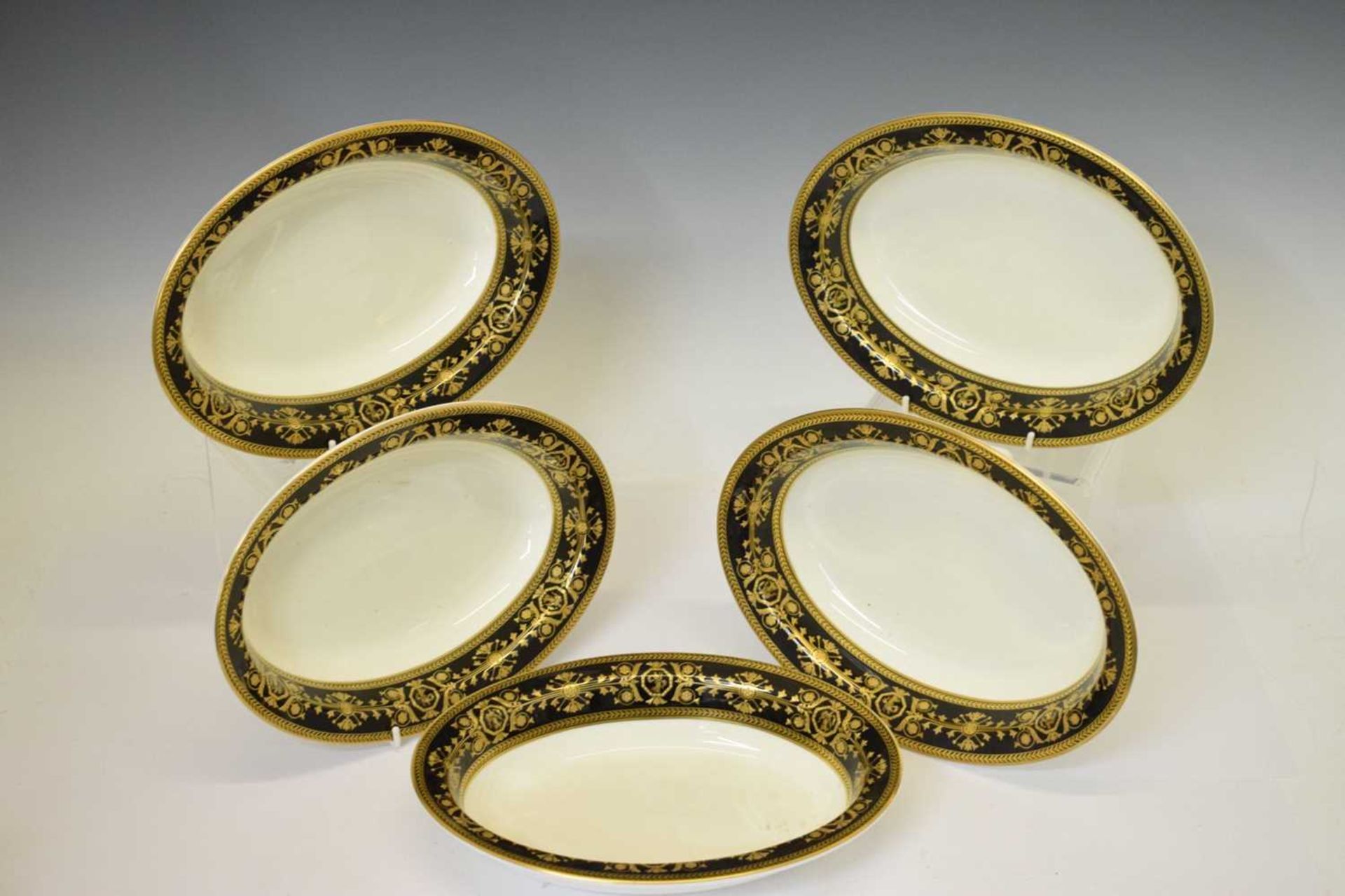 Five Wedgwood ‘Astbury’ pattern oval dishes - Image 11 of 11