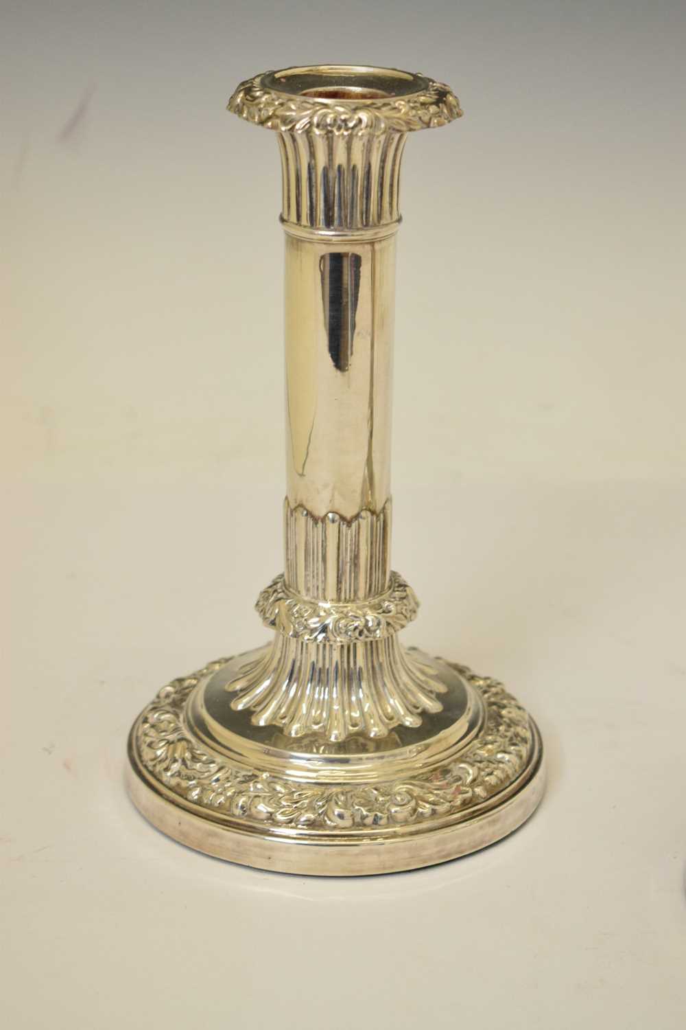 Pair of Victorian silver candlesticks - Image 9 of 15