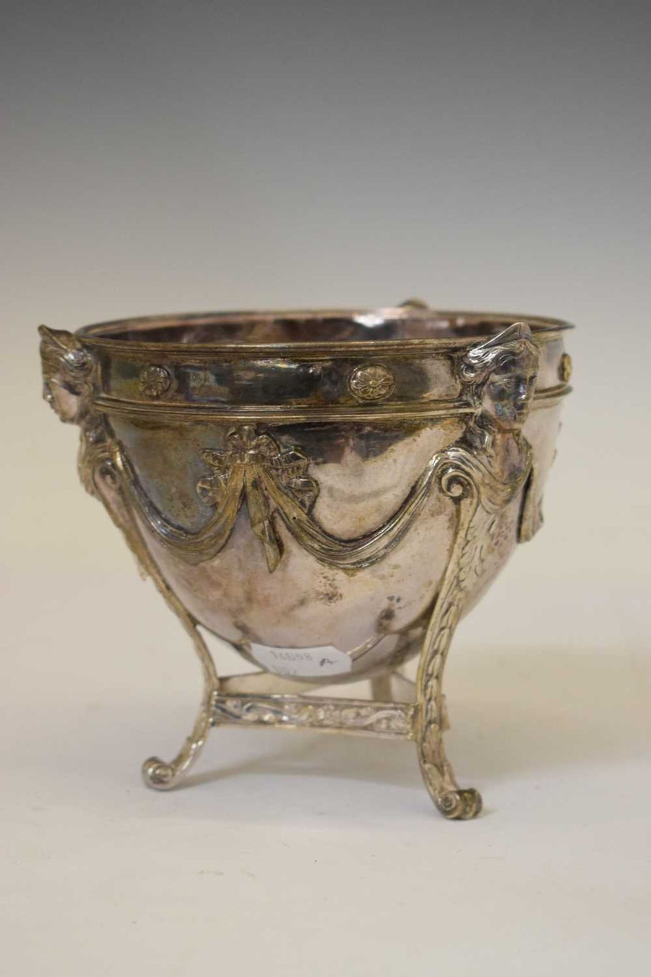 George III silver footed bowl with neo-classical decoration - Image 5 of 11