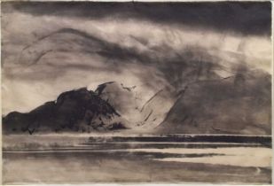 Norman Ackroyd CBE, RA (b.1938) - Etching - 'Donegal Downpatrick head'