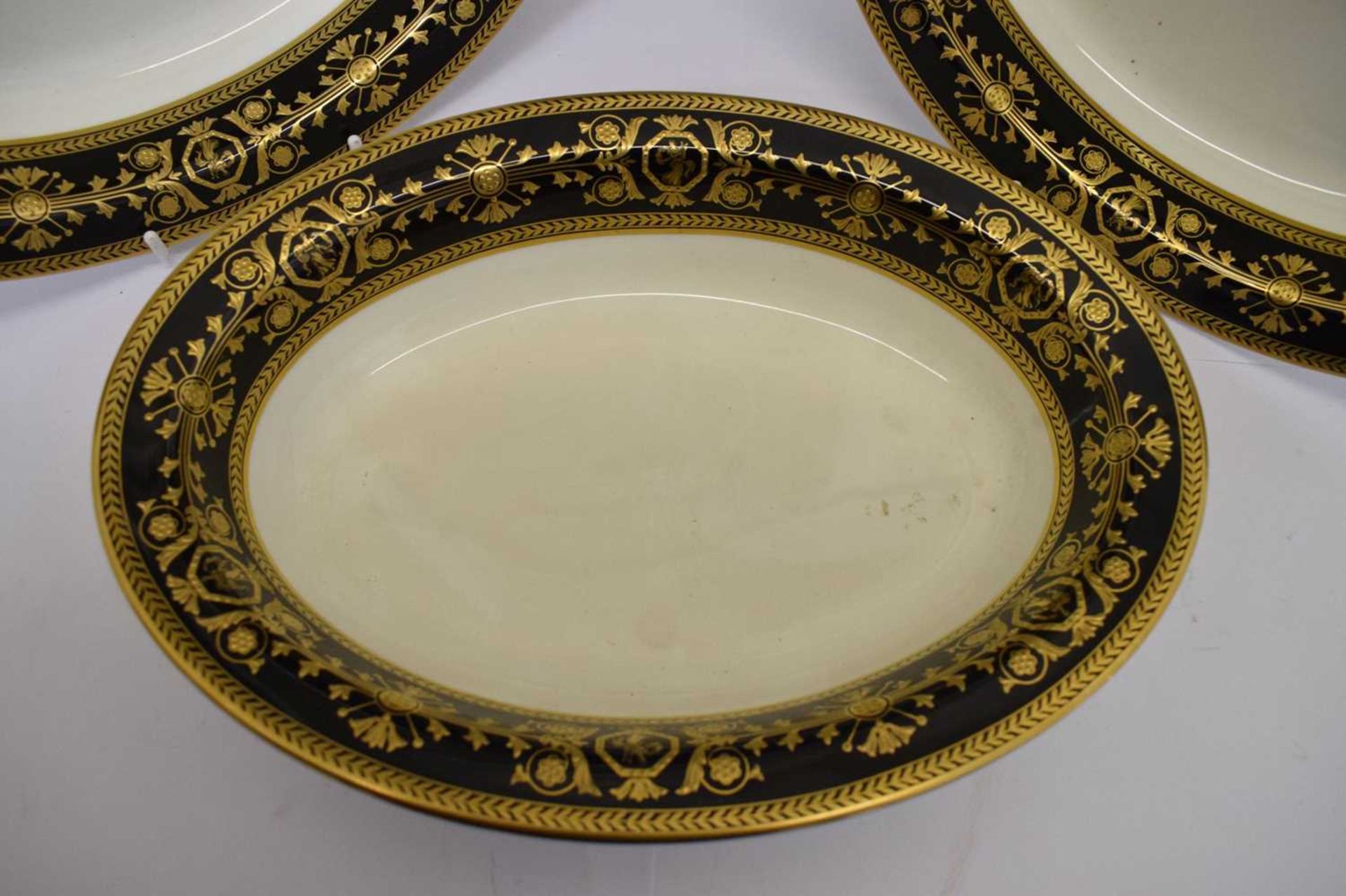 Five Wedgwood ‘Astbury’ pattern oval dishes - Image 2 of 11