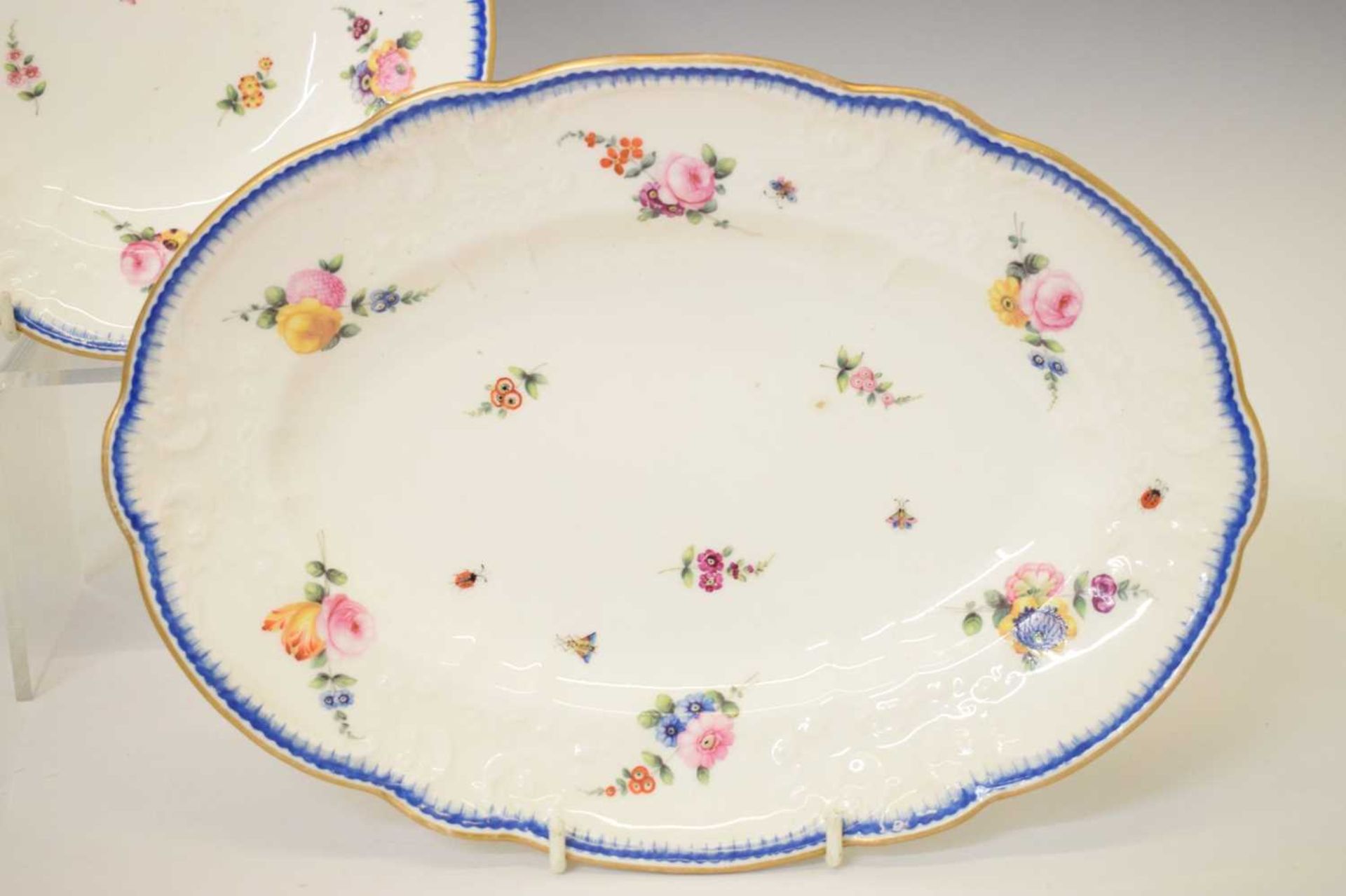 Three Nantgarw porcelain plates - Image 5 of 11