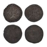 Four Edward III (1327-77) silver groats