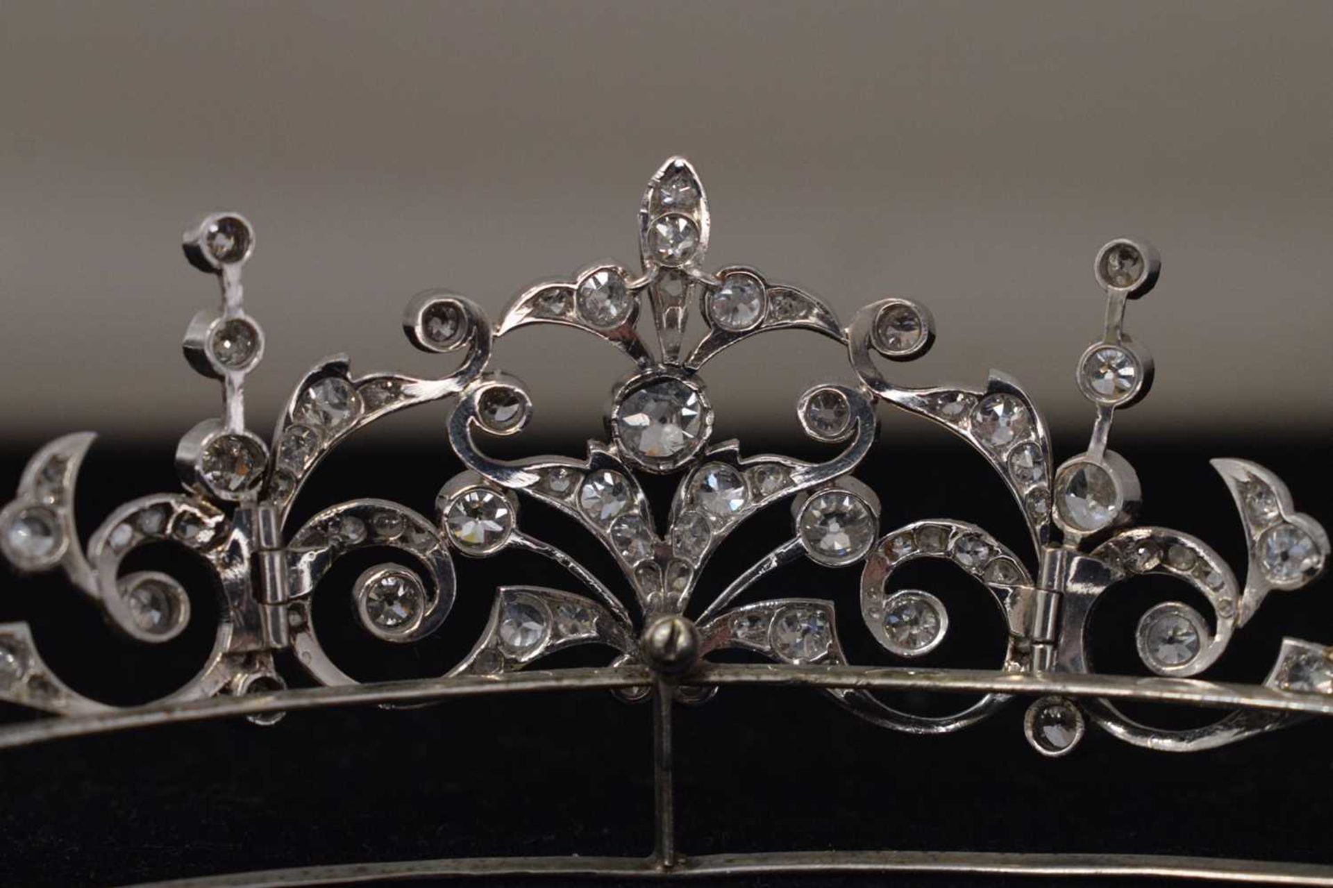 Early 20th century Belle Époque diamond tiara - Image 13 of 37