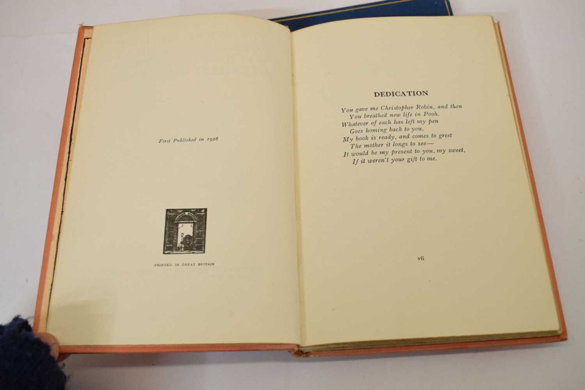 Milne, A. A. - 'The House at Pooh Corner' - First edition, and third edition of 'When We Were Young' - Image 16 of 21