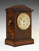 F. W. Elliott - RAF oak cased 'Officer's Mess' clock