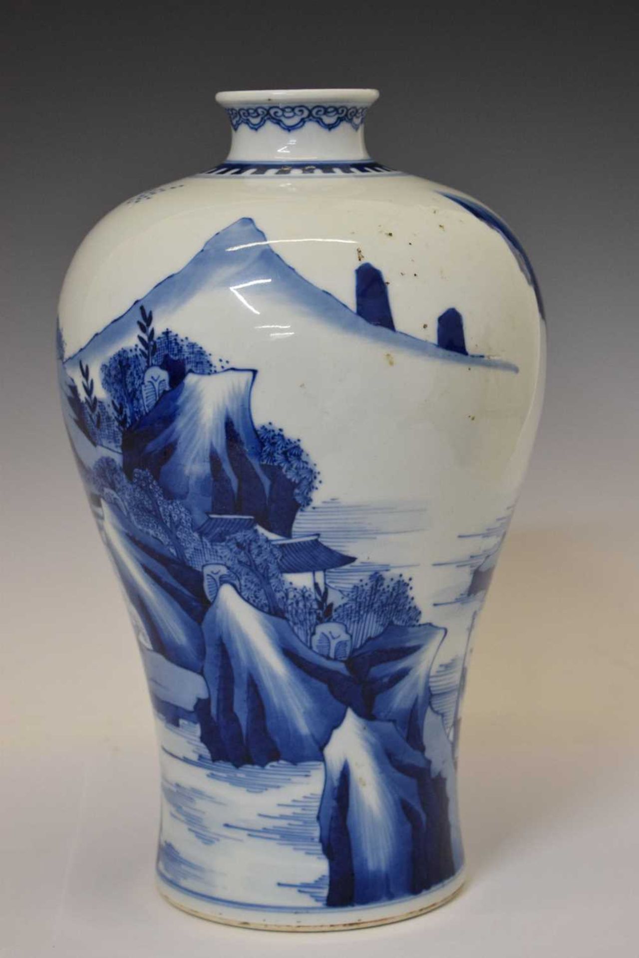 Chinese blue and white porcelain Meiping vase - Image 2 of 8
