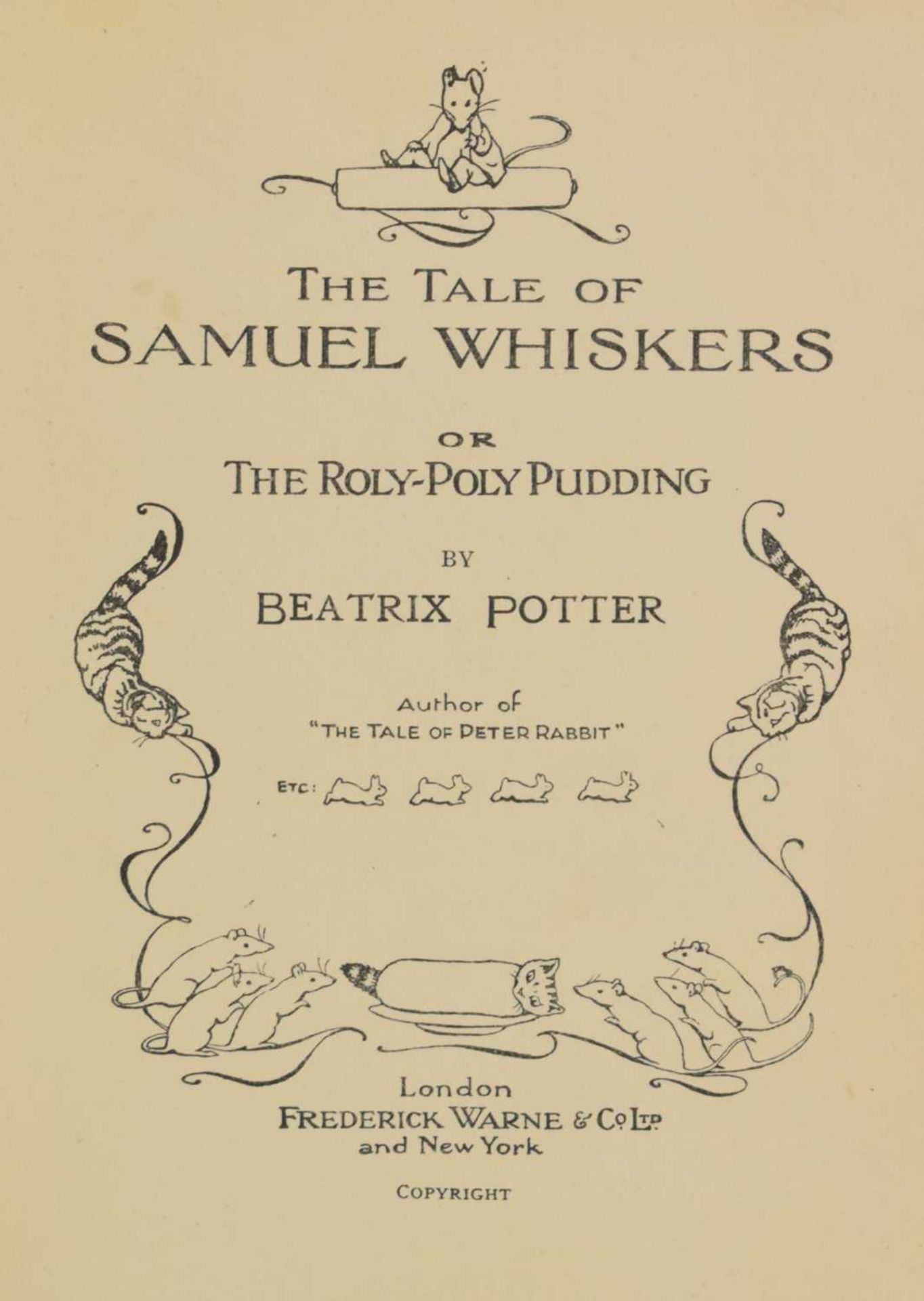 Potter, Beatrix - 'The Tale of Samuel Whiskers' - First thus [1926] - Image 2 of 15