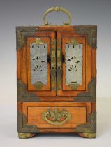 Chinese table top jewellery cabinet