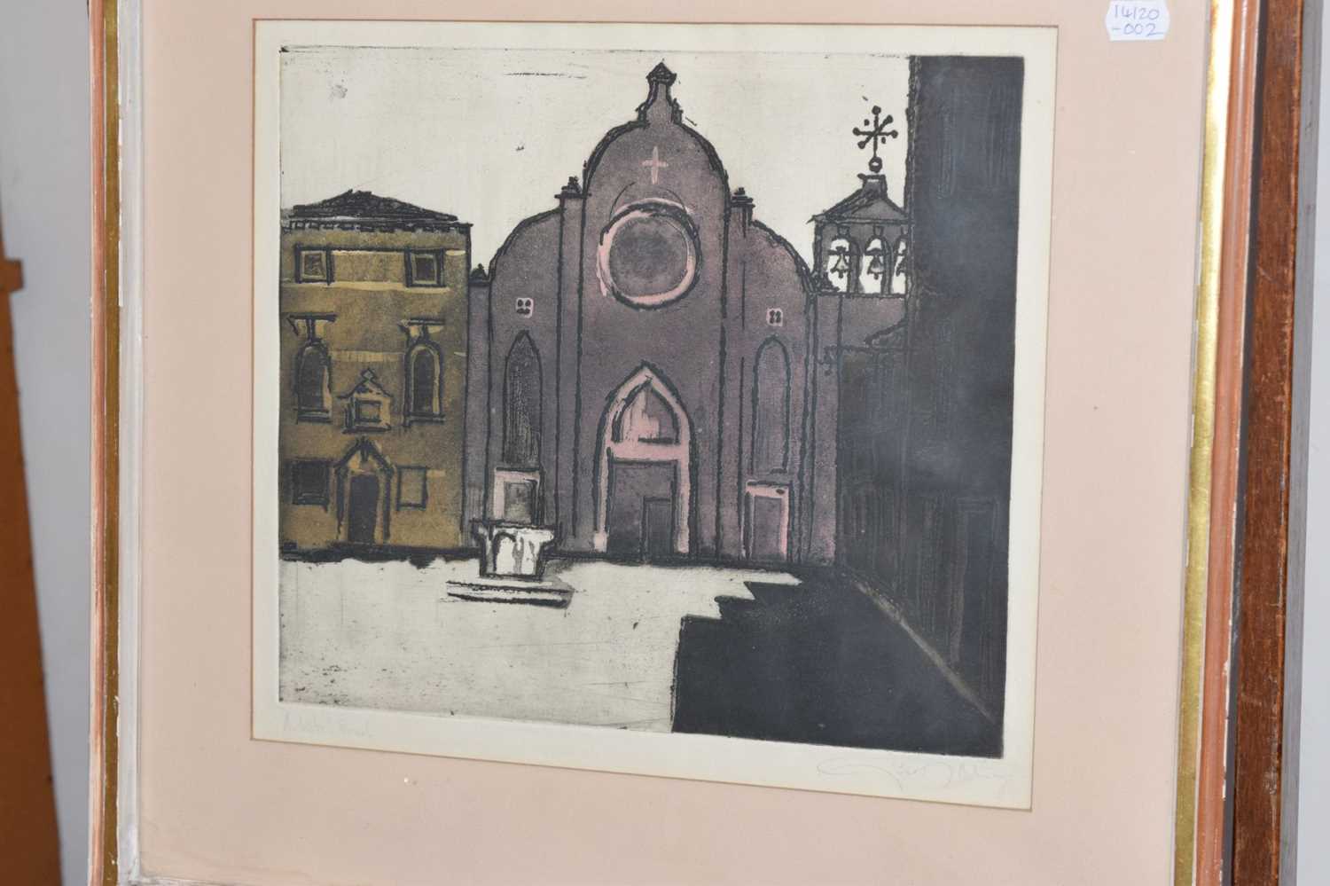 Elizabeth Mary Aslin (1923-1989) - Artist's proof - Continental church - Image 2 of 8