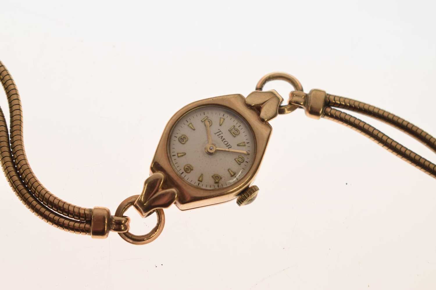 Timor - Lady's 9ct gold cocktail watch - Image 3 of 10