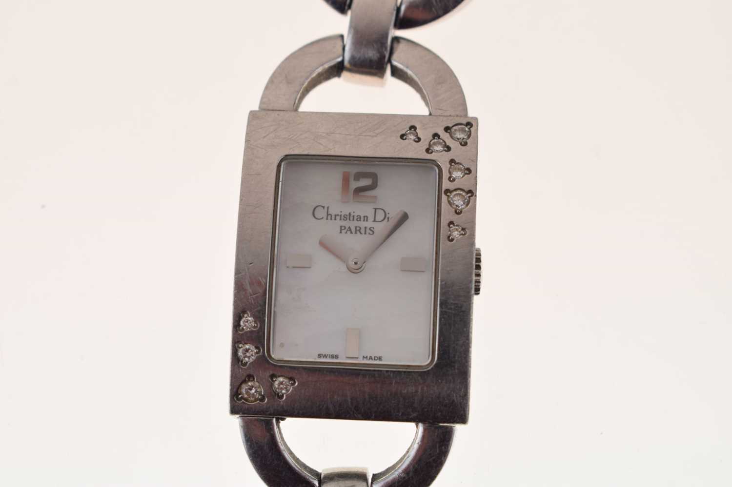 Christian Dior - Lady's stainless steel bracelet watch - Image 3 of 8