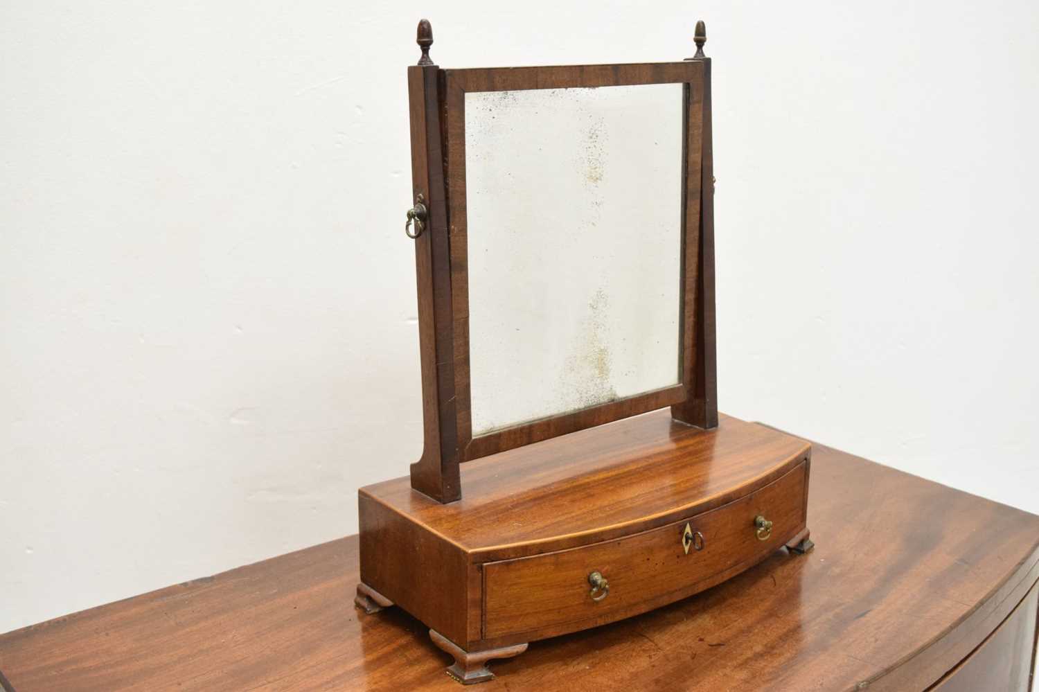 Regency mahogany bowfront chest of three drawers - Image 12 of 13