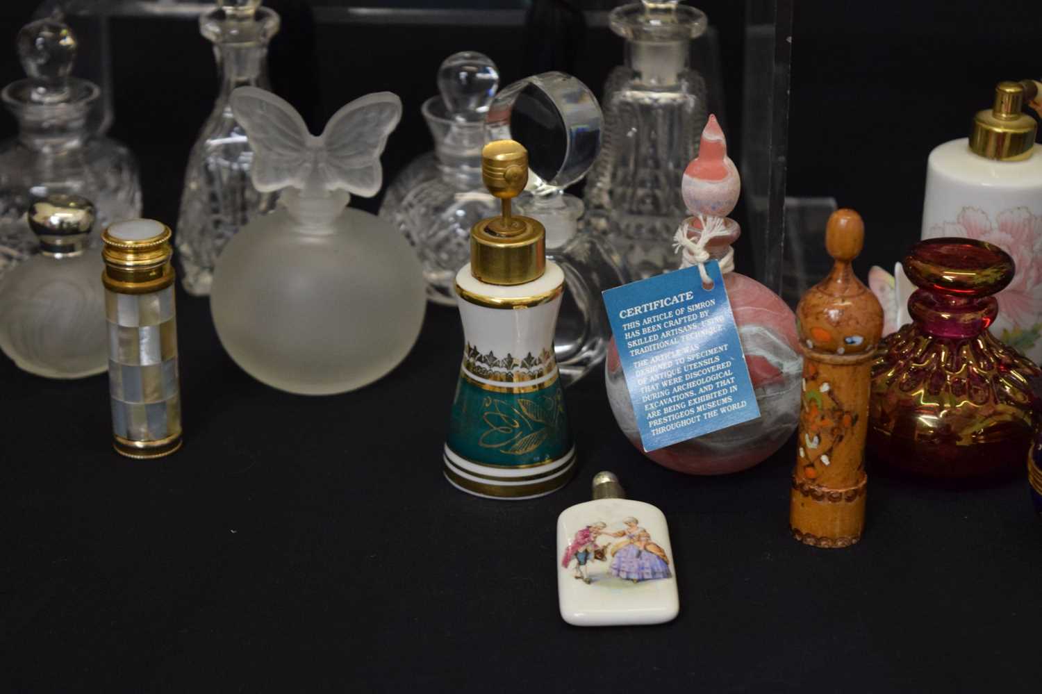 Quantity of modern glass scent and perfume bottles - Image 4 of 14